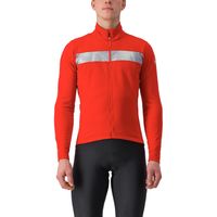 Castelli Raddoppia 3 fietsjack rood/zilver heren XL