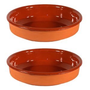 2x Tapas borden/ovenschalen Sevilla 26 cm