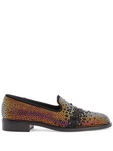 Giuseppe Zanotti mocassins Matildha à ornements en cristal - Multicolore