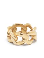 Maison Margiela logo-engraved chain-link ring - Or - thumbnail