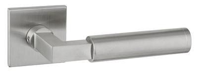 Bauhaus op 52x52x5mm roz. met nokken rvs mat