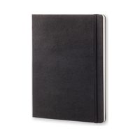 Moleskine notitieboek,  ft 19 x 25 cm, geruit, harde cover, 192 blad, zwart - thumbnail
