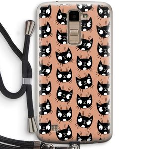 Kat: LG K10 (2016) Transparant Hoesje met koord