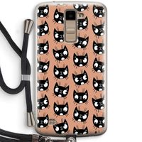 Kat: LG K10 (2016) Transparant Hoesje met koord