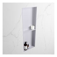 Wandnis Solid Surface Easy | In- en opbouw | 30x150x8 cm | 2 vakken | Cale