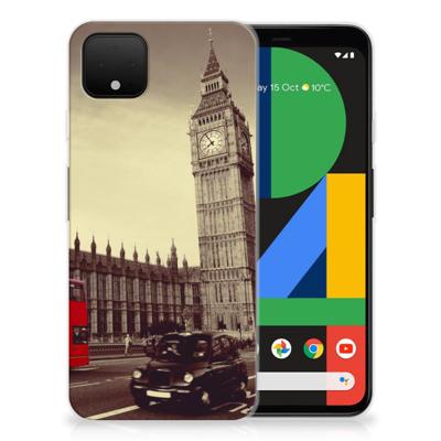 Google Pixel 4 XL | Silliconen Back Cover | Londen