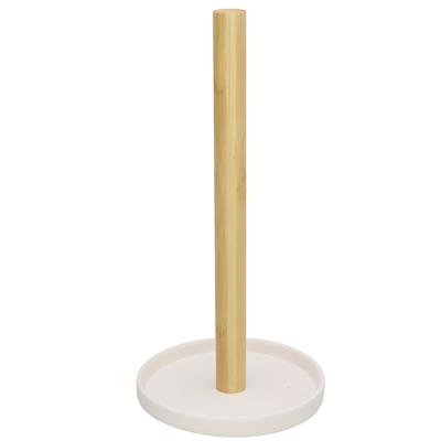 Keukenrolhouder - 32 cm - hout - houder voor keukenpapier/keukenrol