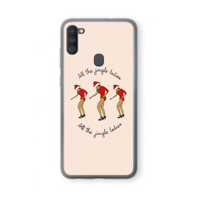Jingle Ladies: Samsung Galaxy A11 Transparant Hoesje