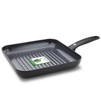 GreenPan Cambridge Black vierkante Grillpan