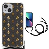 iPhone 14 Doorzichtige Silicone Hoesje Franse Lelie