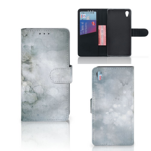 Hoesje Sony Xperia Z2 Painting Grey