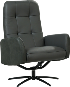 Leren draaifauteuil Pulse Duo - met verstelbare rugleuning - Echt leer, Modern, Comfortabel en kies uit meer dan 150+ kleuren - Ontdek de Vele Leersoorten en Kleuren bij ShopX
