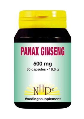 NHP Panax ginseng 500mg 30 Capsules
