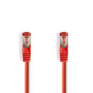 Nedis CAT6-kabel | RJ45 Male naar RJ45 Male | S/FTP | 0.25 m | Rood | 1 stuks - CCGP85221RD025 CCGP85221RD025
