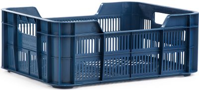 UrbanProof Urban proof fietskrat helsinki kunststof 11l 40x30x15 cm d. blauw