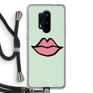 Kusje: OnePlus 8 Pro Transparant Hoesje met koord