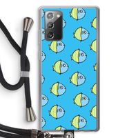 Visjes: Samsung Galaxy Note 20 / Note 20 5G Transparant Hoesje met koord Visjes: Samsung Galaxy Note 20 / Note 20 5G Transparant Hoesje met koord