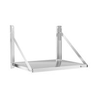 Wandplank - inklapbaar - 60 x 45 cm - 40 kg - roestvrij staal