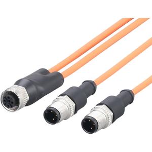 ifm Electronic E12723 Verbindingskabel Aantal polen (sensoren): 3, 5 Stekker, recht, Bus, recht 0.3 m 1 stuk(s)