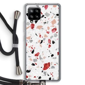 Terrazzo N°12: Samsung Galaxy A42 5G Transparant Hoesje met koord