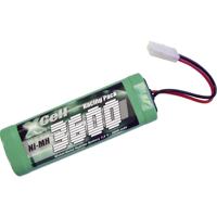 XCell NiMH accupack 7.2 V 3600 Aantal cellen: 6 Tamiya-stekker
