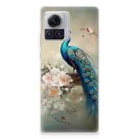 TPU Hoesje voor Motorola Moto X30 Pro Vintage Pauwen - thumbnail