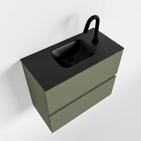 Toiletmeubel Mondiaz Ada | 60 cm | Meubelkleur Army | Lex wastafel Urban Midden | 1 kraangat