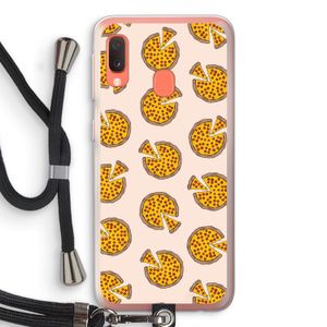 You Had Me At Pizza: Samsung Galaxy A20e Transparant Hoesje met koord