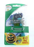 Wilkinson Xtreme III sensitive 4 + 2 (6 st) - thumbnail