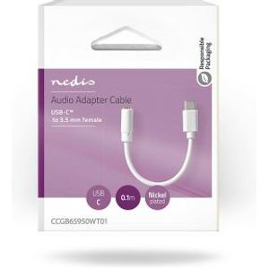Nedis CCGB65950WT01 tussenstuk voor kabels USB A
