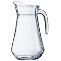 Schenkkan 1 liter 20 cm - Sapkannen/waterkannen/schenkkannen/limonadekannen van glas - thumbnail