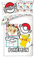 pokemon Meowth Dekbedovertrek 140 x 200 cm (70 x 90 cm) polyester