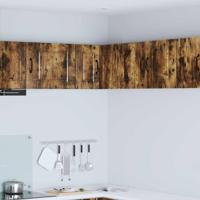 Keukenkast met plank Gerookt eiken 57 x 57 x 40 cm Bewerkt hout