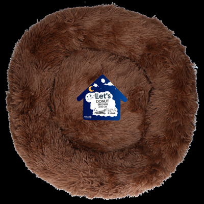 Let&apos;s Sleep Donut 100 cm Bruin