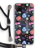 Bloemetjes: Huawei P40 Lite Transparant Hoesje met koord
