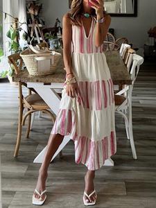 Spaghetti Casual Loose Dress With No