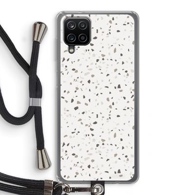 Terrazzo N°14: Samsung Galaxy A12 Transparant Hoesje met koord