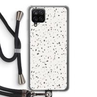 Terrazzo N°14: Samsung Galaxy A12 Transparant Hoesje met koord