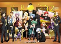 Poster Assassination Classroom - Elegant group 52x38cm