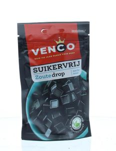 Venco Zoute drop suikervrij (100 gr)