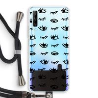 Eye pattern #2: Huawei P Smart Pro Transparant Hoesje met koord