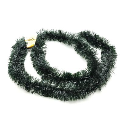 Kerstslinger - 3x - dennenslinger - dun - donkergroen - 2 mtr x 7 cm - kunststof Kerstslinger - 3x - dennenslinger - dun - donkergroen - 2 mtr x 7 cm - kunststof