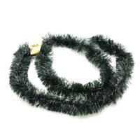 Kerstslinger - 3x - dennenslinger - dun - donkergroen - 2 mtr x 7 cm - kunststof