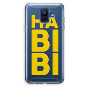 Habibi Blue: Samsung Galaxy A6 (2018) Transparant Hoesje