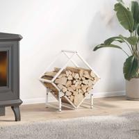 Brandhoutrek 50x25x50 cm koudgewalst staal wit