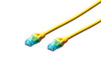 Digitus DK-1512-020/Y RJ45 Netwerkkabel, patchkabel CAT 5e U/UTP 2.00 m Geel Verdraaide paren 1 stuk(s) - thumbnail