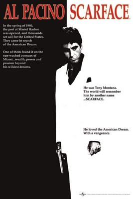Poster Scarface One Sheet 61x91,5cm