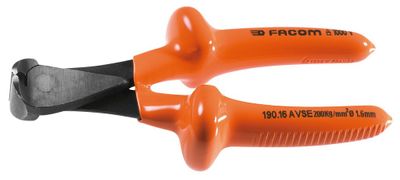 Facom kopkniptang voor harde draad, geisoleerd 16cm - 190.16AVSE