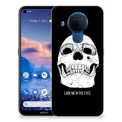 Silicone Back Case Nokia 5.4 Skull Eyes Silicone Back Case Nokia 5.4 Skull Eyes