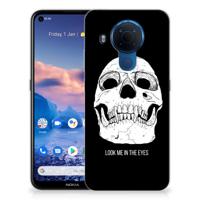 Silicone Back Case Nokia 5.4 Skull Eyes